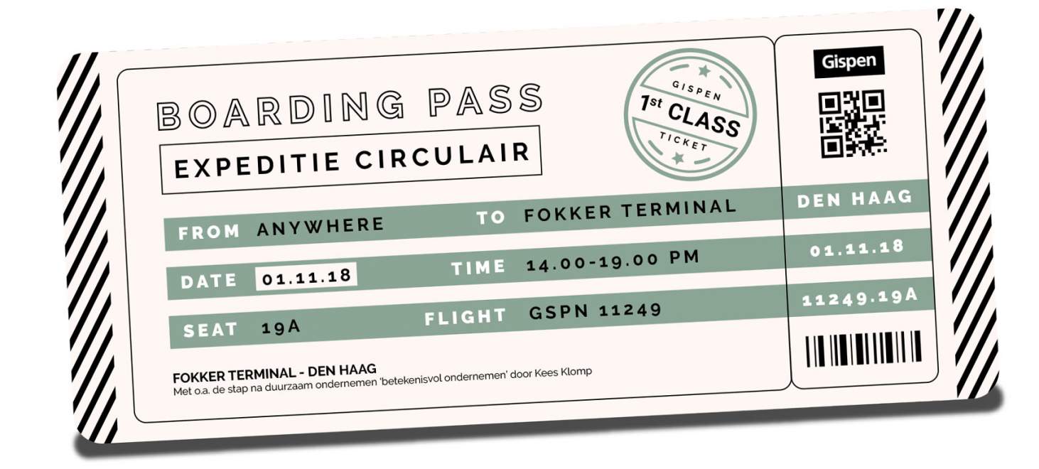 Foto breed boarding pass